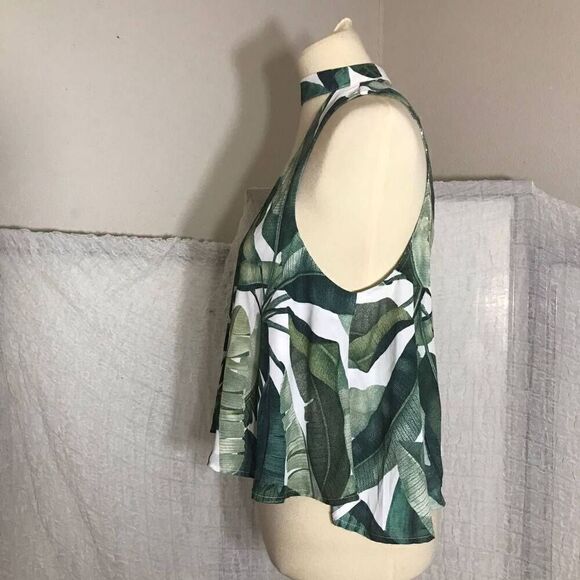 Show Me Your Mumu Casey Collar Halter Top Size Small - Picture 3 of 8